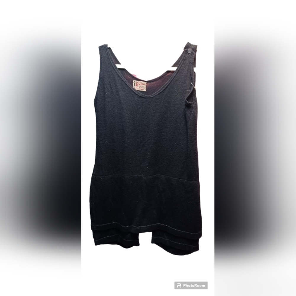 Antique Swimsuit Women's Annette Kellerman 2 in 1 Black Wool